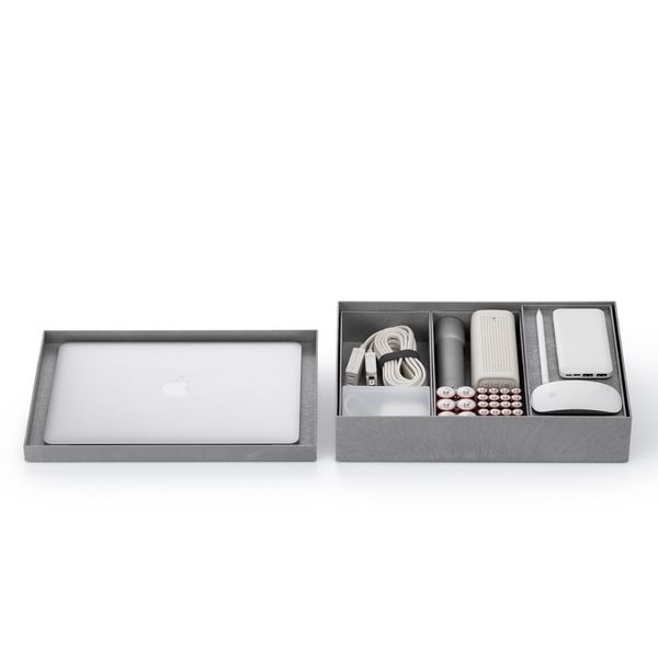 Like-it/タイディアップボックス 浅型5点セット（フタ付き）