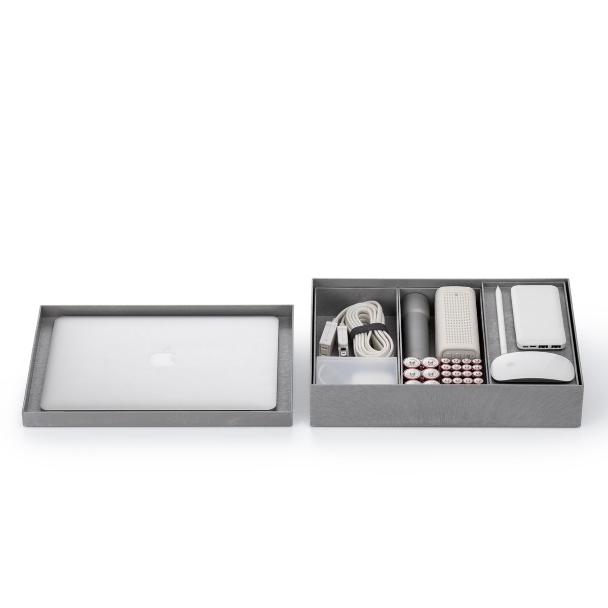 Like-it/タイディアップボックス 浅型5点セット（フタ付き）