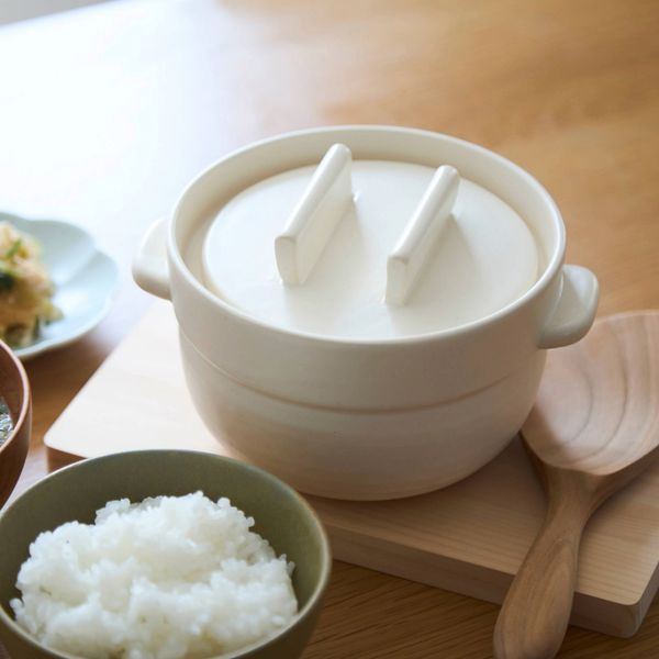 かもしか道具店/ごはんの鍋 1合 -そのまま食卓に出せて冷蔵保存も