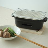 かもしか道具店/陶の炭火コンロ　角