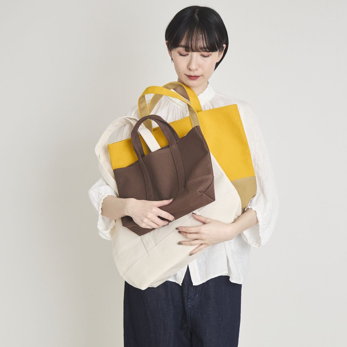 【受注会限定】みつばちトート/みつばちトート Mサイズ長め