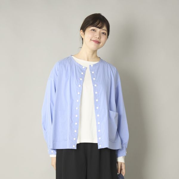 lelill/カーディーブラウス -身体のラインが出にくく、お手入れも簡単