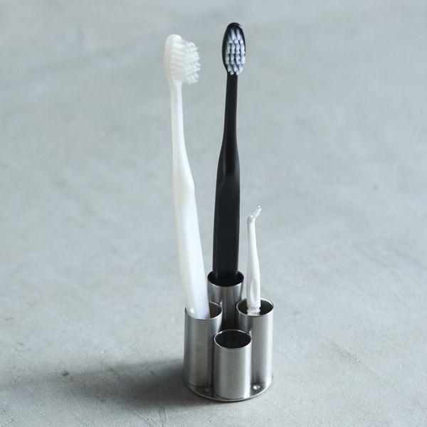 Three Snow 新越ワークス/小さな歯ブラシ立て -歯ブラシ以外も立て