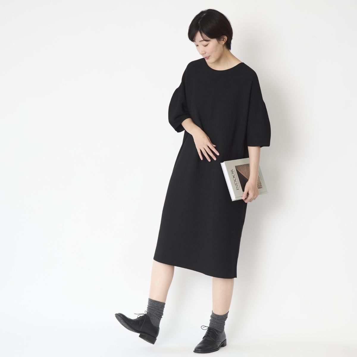 SAIFUKU/ふんわりスリーブワンピース