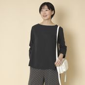 DAYS/コットンボートネック　Ａラインプルオーバー
