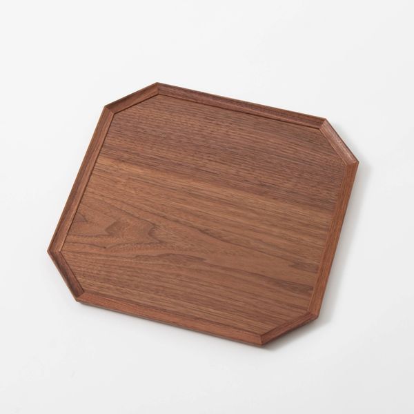 iwakagu/隅切トレー ウォールナット
