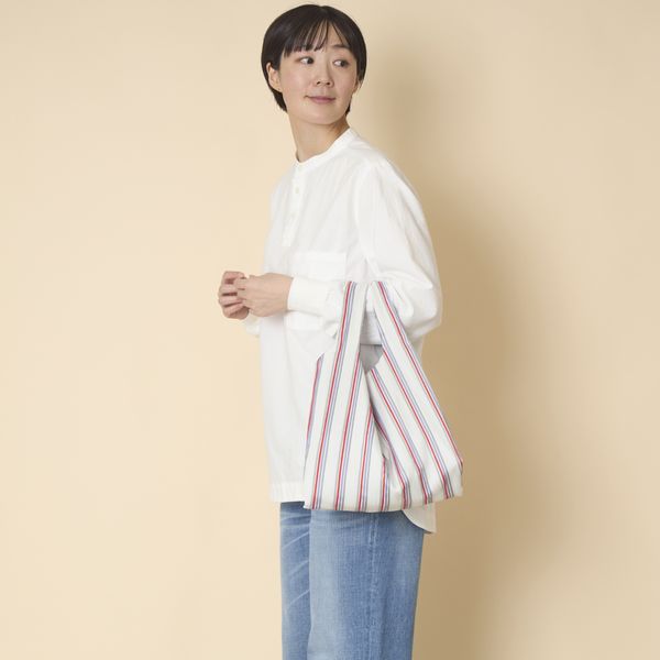 Jacquard Works/DOUBLE bag Sサイズ -コーディネートのポイントになる