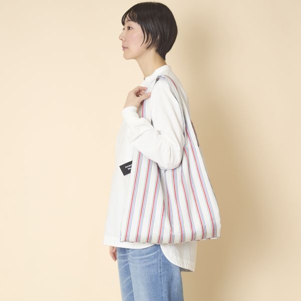 Jacquard Works/DOUBLE bag Mサイズ -コーディネートのポイントになる