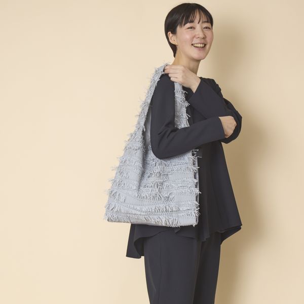 Jacquard Works/TWINS bag Mサイズ -コーディネートのポイントになる