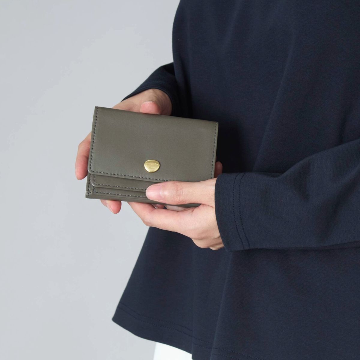 Neutral Gray/ハスキーミニウォレット