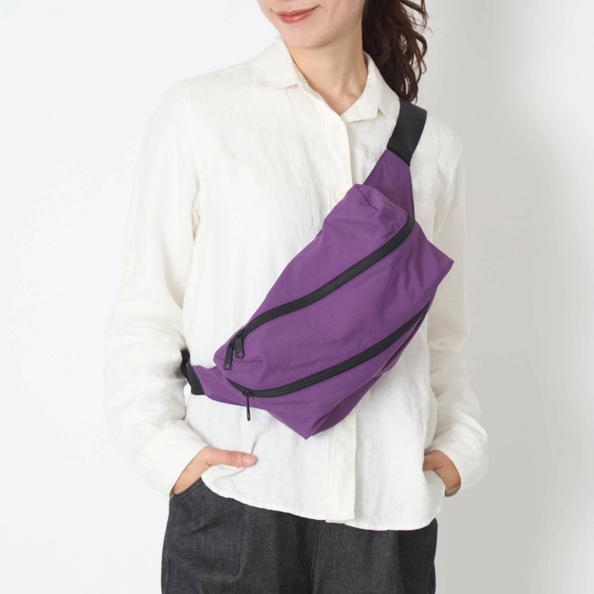 SiiLo/Crumple スパイラルウエストバッグ