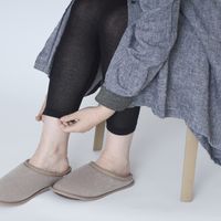 MALYNE SILK/肌側シルク100%インナー エアリーロングボトム