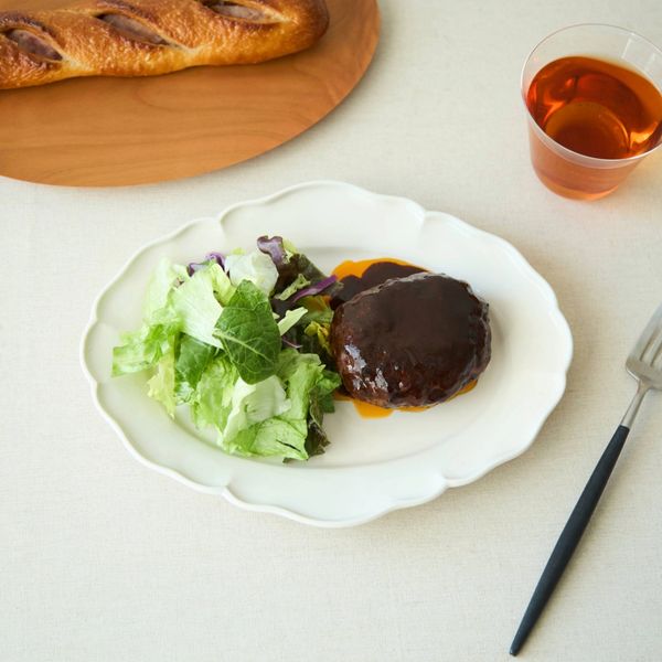 かもめ製作所/オーバル輪花皿