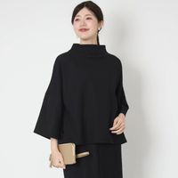 TOKYO BASIC/圧縮ウール100% モックネックプルオーバー