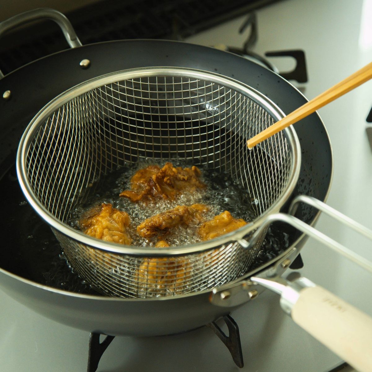 Three Snow 新越ワークス/油切れの良いバスケット20cm