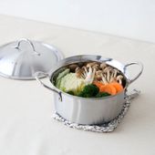 Three Snow 新越ワークス/小さな蒸し鍋16cm