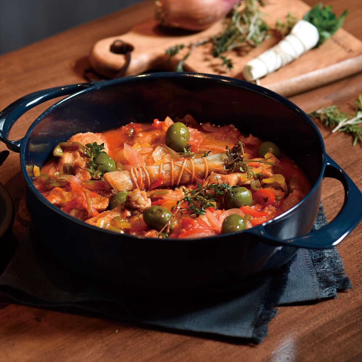 UNILLOY/キャセロール浅型 22cm