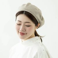 NAMIKI chapelière/コットンヤーンニットベレー帽