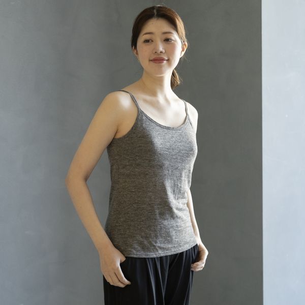 Kilka/風を通してひんやり涼しいリネン100％ブラトップ くつろぎ -1枚