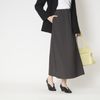 Kilka/さらりと軽い、すっきりシルエットのロングスカート