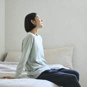 伸びるコットンガーゼのパジャマ兼ルームウェア プルオーバー レディース