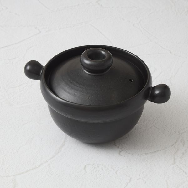 弥生陶園/丸ごはん土鍋 4合 -短時間でふっくら炊けるごはん土鍋