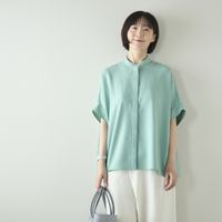 Kilka/蒸れ知らずですぐ乾くきれいめ比翼ブラウス