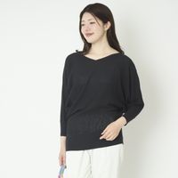 DRESS HERSELF/シルクコットンシアーニット