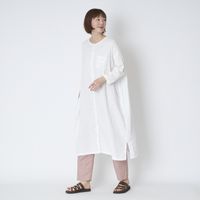 motone/ノーカラーワンピース 2nd 9分袖