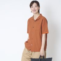 motone/半袖オープンカラーシャツ