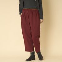 TUTIE./ピーチ起毛コットンセルロースクロップドパンツ