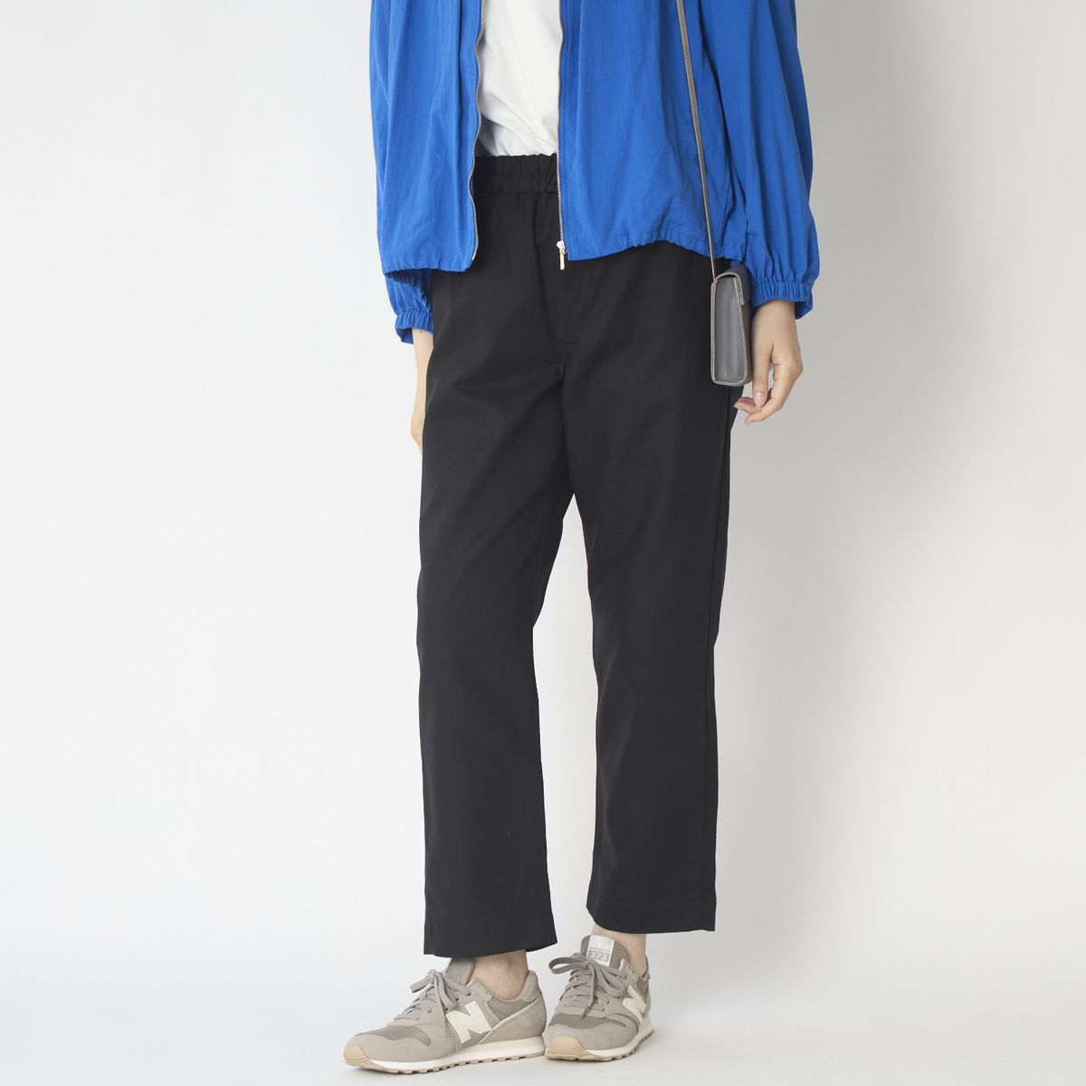 TOKYO BASIC/コットン100％しっかり厚手 ヘリンボンセミワイドパンツ