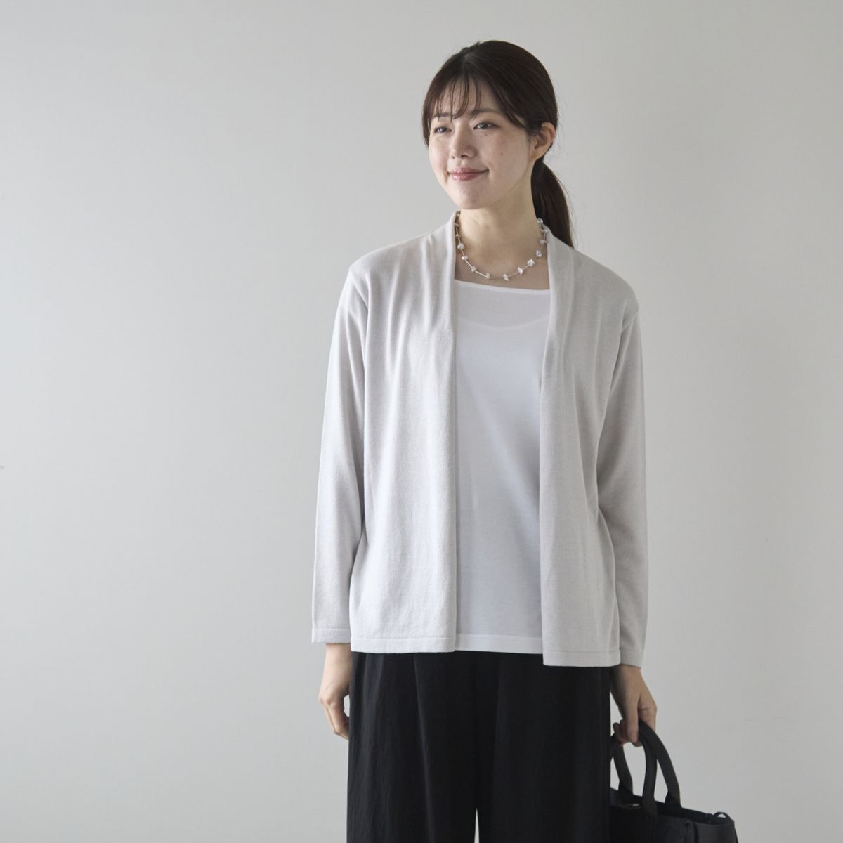 Kilka/オールシーズン羽織れるドレープカーディガン