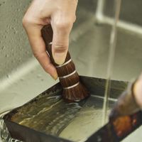 高田耕造商店/しゅろのやさしいたわし ささら 紐つき 大