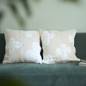 松林誠 菜花 クッションカバー 45×45cm