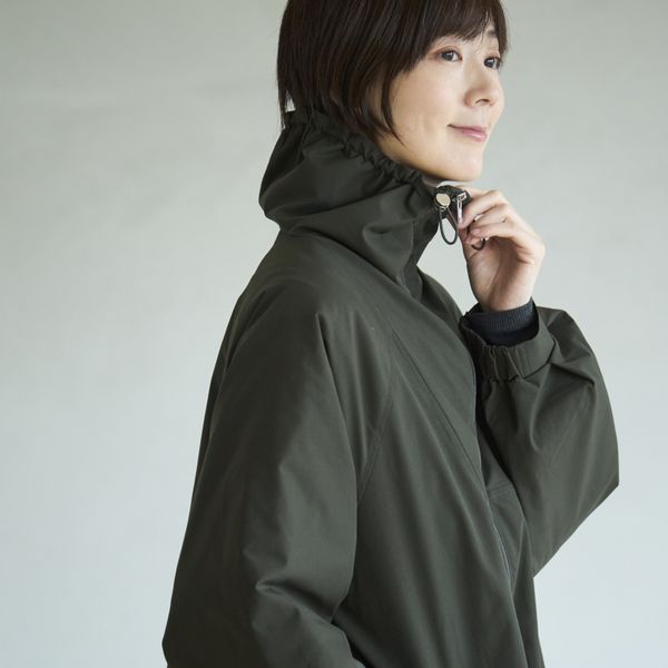Kilka/アノラックデザインダウンコート -ドローコード使いでつめたい風