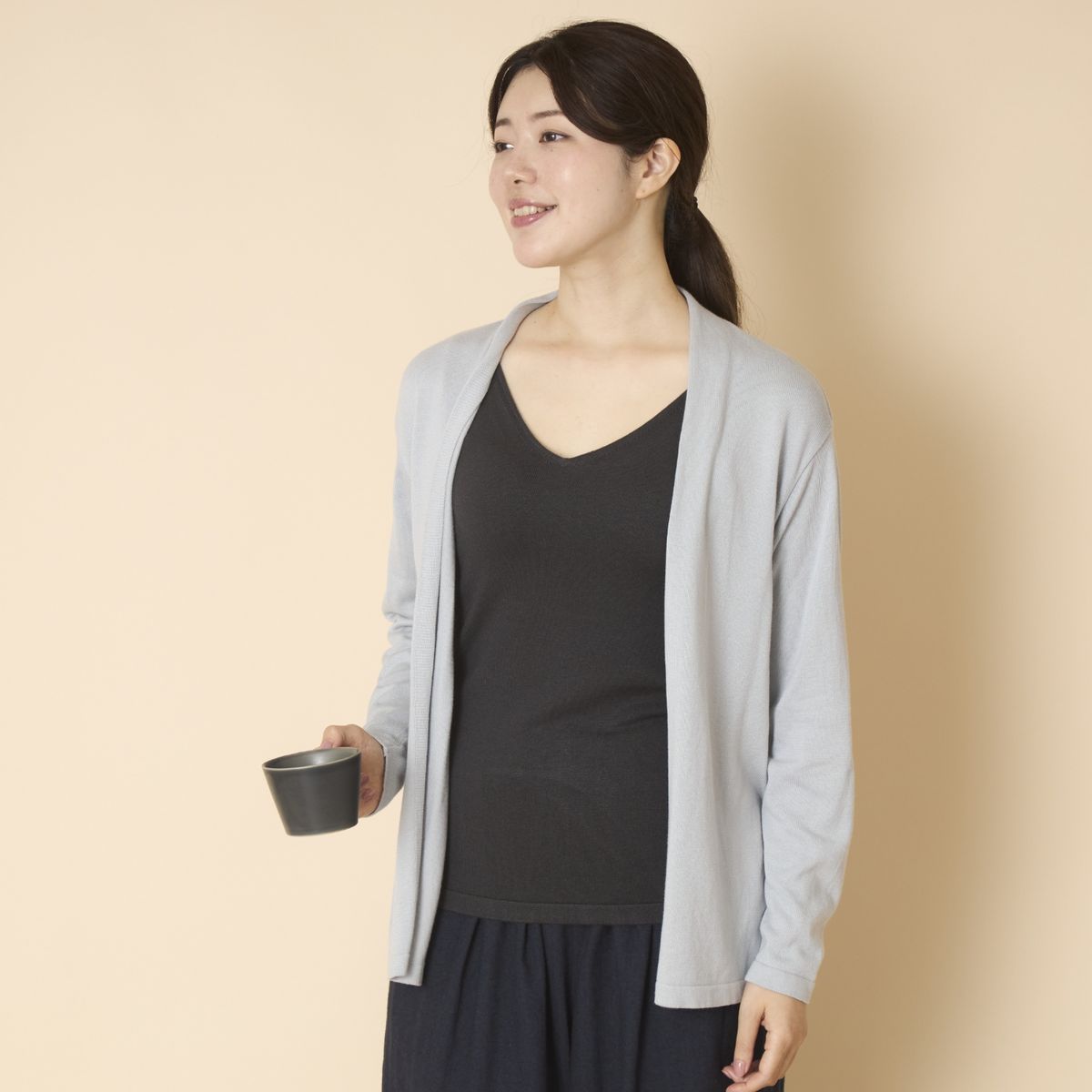 DRESS HERSELF/シルクカシミヤ タンクトップ