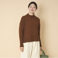 NARU/タスマニアラムウールハイネックニット