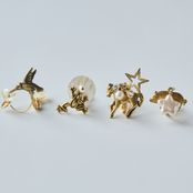 laneii/ブラスモチーフイヤリング