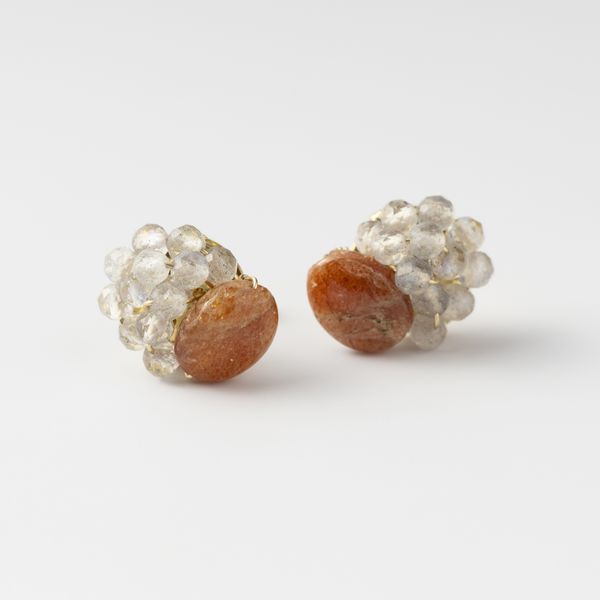 La mascotte/フィルピアス サンストーン -普段使いもしやすいごろっと