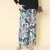 denicher/ボタニカルフラワーイージーパンツ