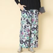 denicher/ボタニカルフラワーイージーパンツ