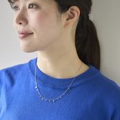 F.sequence/ステンレスドロップネックレス