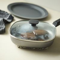 4w1h/ひし形フライパン用ガラス蓋