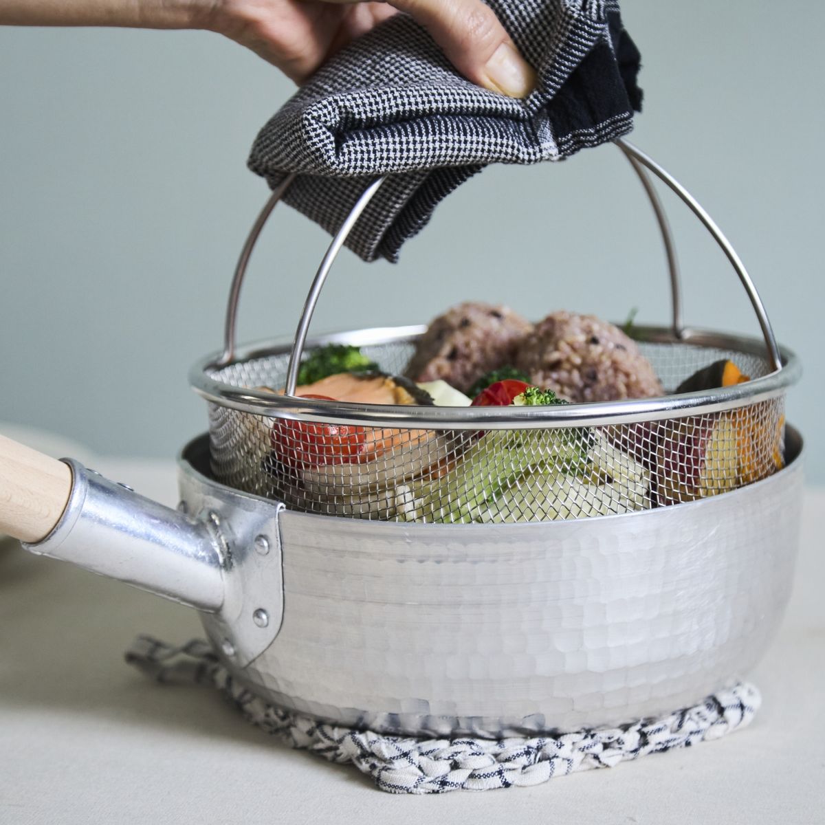 Three Snow 新越ワークス/ザルせいろ 21cm