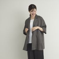 TUTIE./リネンハーフスリーブジャケット