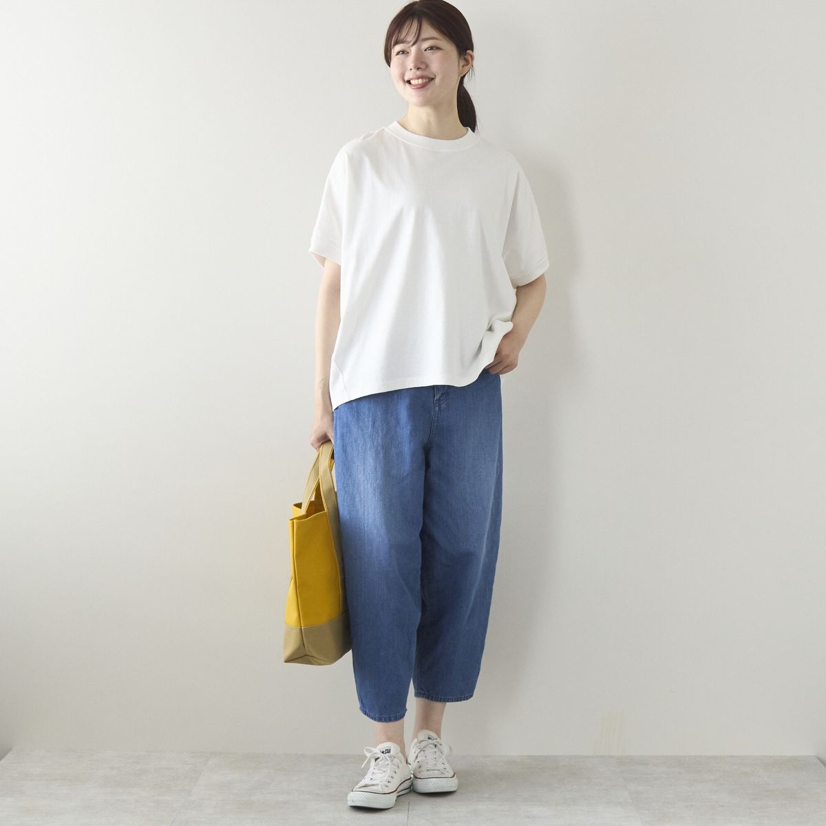 caqu/FS-linen barrel pants