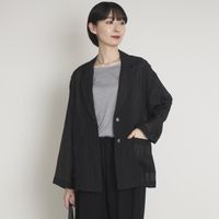 DOVERS/シアーコットンテンセル テーラードジャケット