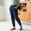 伸びるコットンガーゼのパジャマ兼ルームウェア 接触冷感パンツ レディース