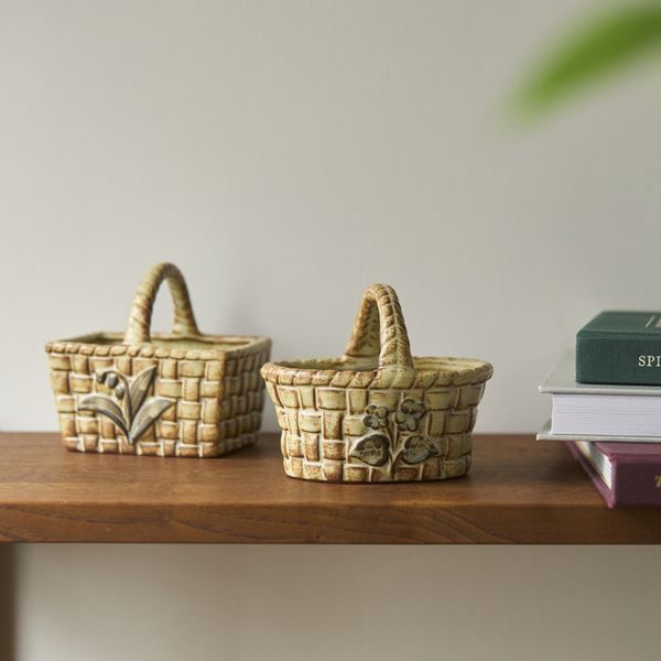 かしわ窯/ケース Trinket Box Basket